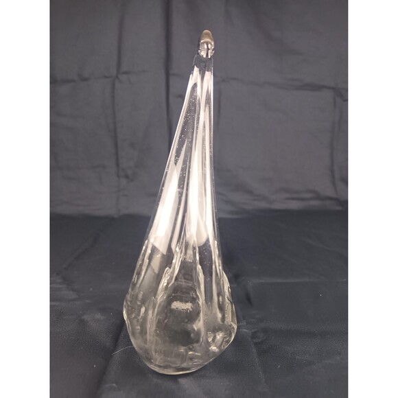 Vintage Glass Swan Dish Candy Nut Peanut Dish Coin Change Holder Desk Shelf Deco - Picture 8 of 10